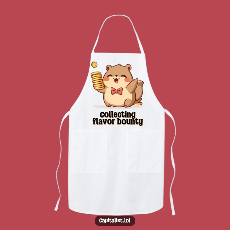 Funny Plump Animal Apron - Chef's Fortune, Bowtie Investor Gift Idea